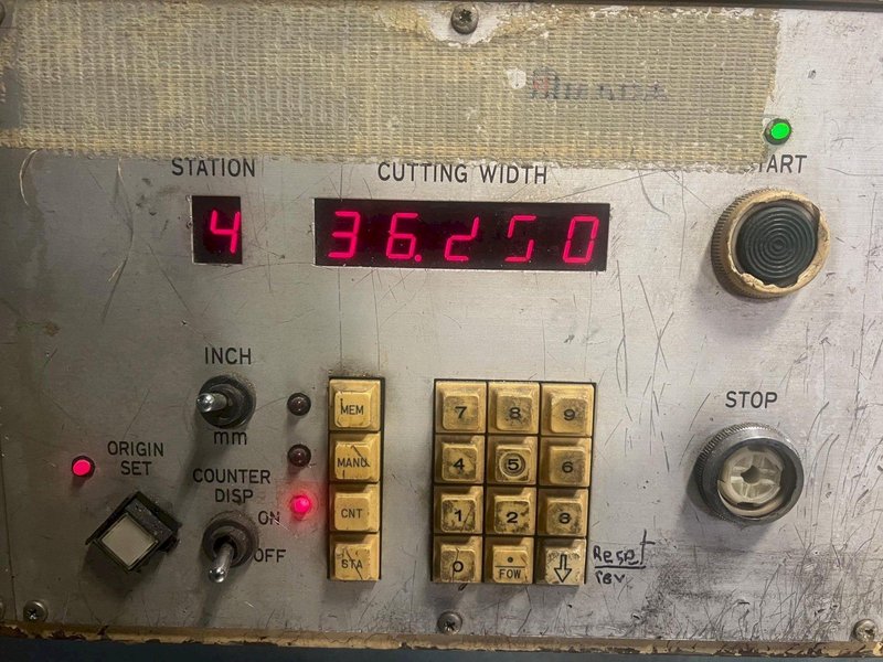 3/16" x 10 ft. Amada Mechanical Power Shear Model M-3045