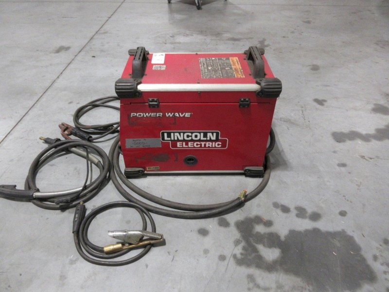 Lincoln Electric Power Wave C300 multi-process power source with an integrated wire feeder- Auction Item