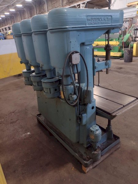 4 HEAD FOSDICK MULTI SPINDLE HEAVY DUTY GANG DRILL: STOCK #18005