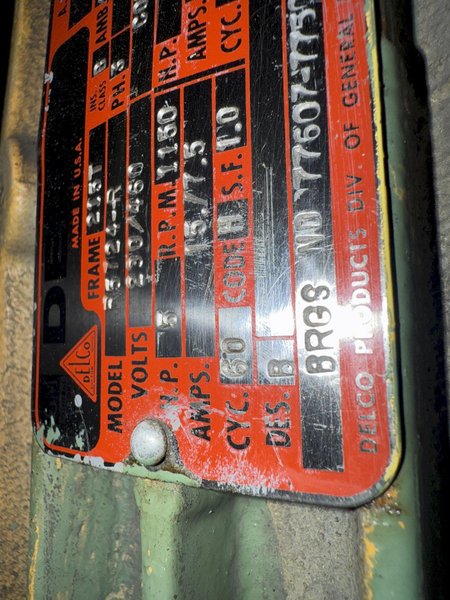 12 TON HANNIFIN MODEL #OGF-12D HYDRAULIC C-FRAME PRESS 18" STROKE: YOBRO #24081