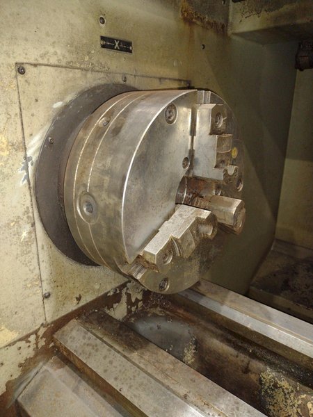 20" X 80" NARDINI MODEL LOGIC 250G CNC FLAT BED LATHE TURNING CENTER, 3.125" HOLE: STOCK #19739