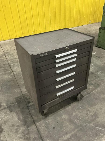7-DRAWER KENNEDY MODEL #297 ROLLING TOOLING CABINET / TOOL CART: YOBRO #26402