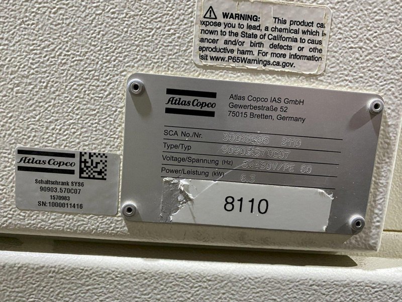 ATLAS COPCO – 90903.570C07 SCA Sealant Pump Controls USED