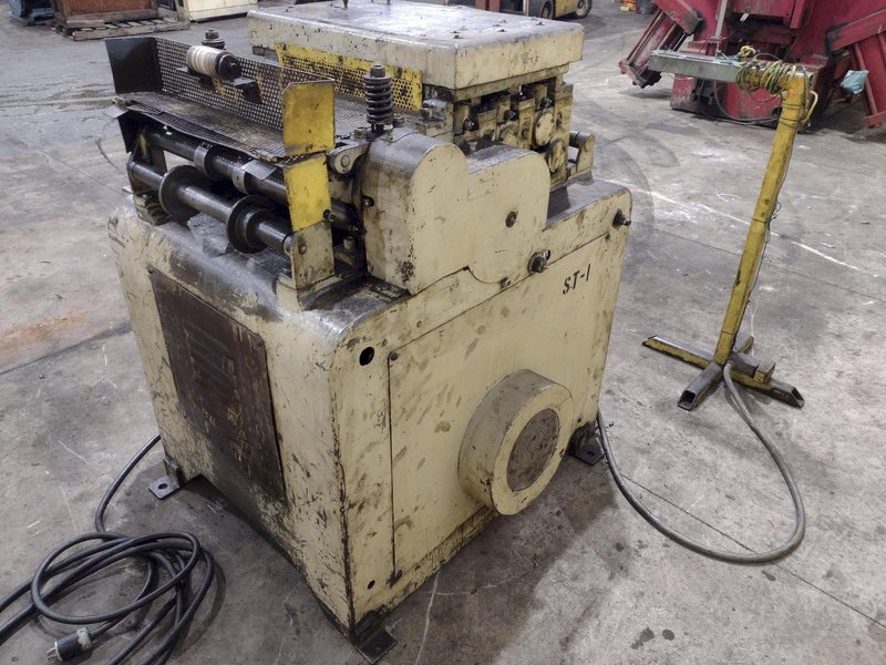 12" X .093" LITTELL MODEL #418-7PDL 7 ROLL MOTORIZED COIL STRIP STRAIGHTENER: YOBRO #24942