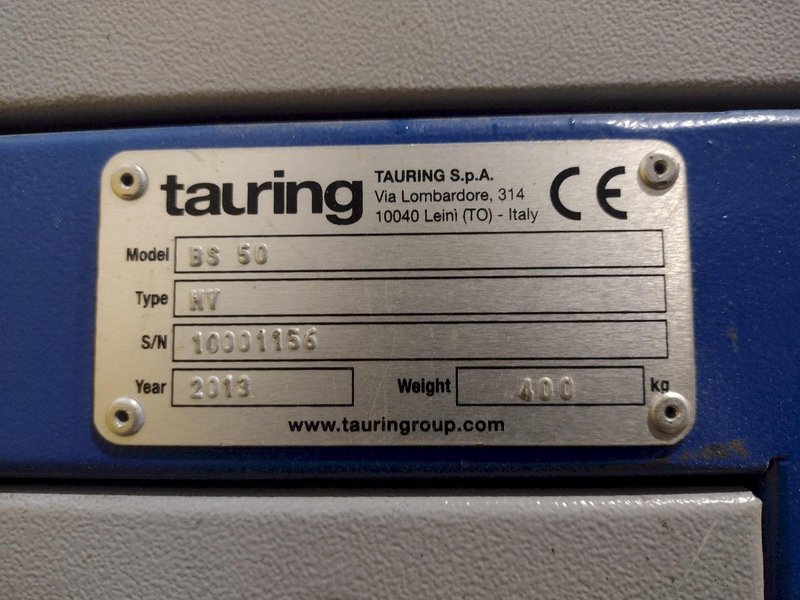 2" X 2" X 1/4" TAURING MODEL #BS50HV HYDRAULIC ANGLE BENDING ROLL: YORBO #24869