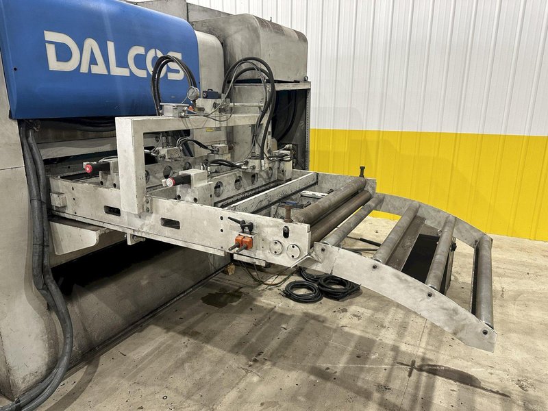 30" x 14 GA DALCOS MODEL #PXN-800 AUTOMATIC COIL HYDRAULIC PUNCHING MACHINE: STOCK #20332