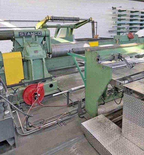 54" x 6.50" x 30,000# Stamco Slitting Line# 4057