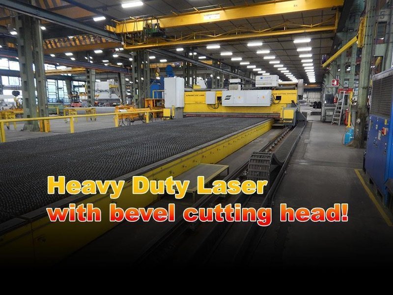 Esab - Trumpf Heavy Duty bevelcut laser 24 x 6,3 meter