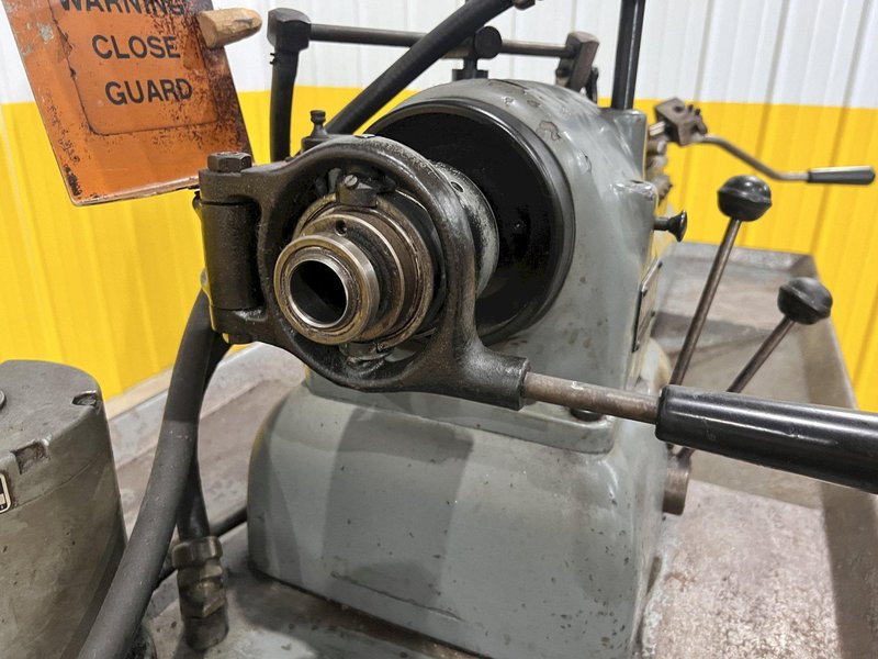 9" X 28" HARDINGE MODEL #DV-59/DSM-59 SECOND OPERATION TURRET ENGINE LATHE: STOCK #21133