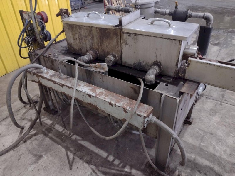 4" CAPACITY ULTRASONIC BAR &amp; TUBE CONTINUOUS WASHER: STOCK #22589
