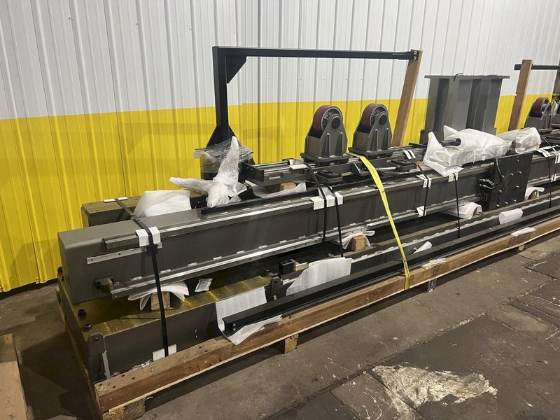82" X 212" X 5,500 LBS AMET / FRONIUS MODEL #GMAW CIRCUMFERENTIAL WELDING LATHE: STOCK #18537