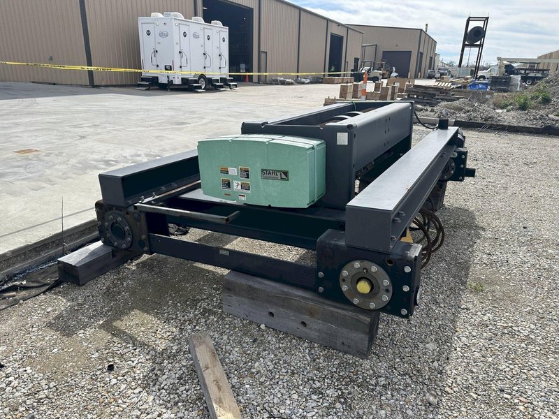 50 TON X 42'8"' PROSERV ANCHOR DOUBLE GIRDER OVERHEAD BRIDGE CRANE. STOCK # 0871724