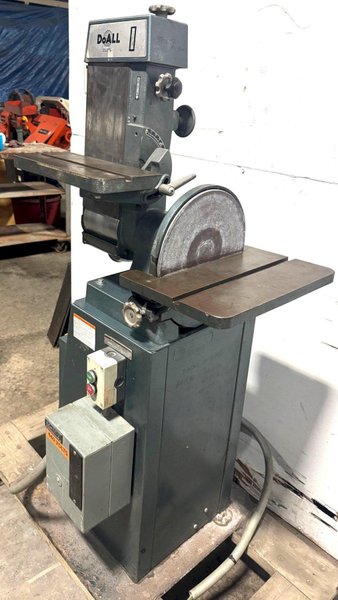 DoAll Model 4208 Belt and Disc Sander, 6" Belt, 12" Disc, Tilt Tables, 1-1/2 HP
