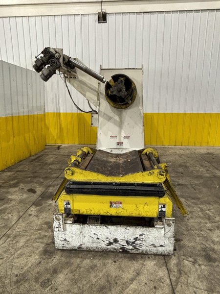 15,000 LBS X 36" COE MODEL #CPR-PO-15018 MOTORIZED COIL REEL UNCOILER W/ COIL CAR: STOCK #23436