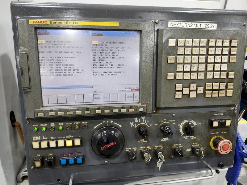 2006 NEXTURN SA-38 CNC Swiss Lathe - 38mm, 7-Axis, 8000 RPM, 12013 Cut Hours