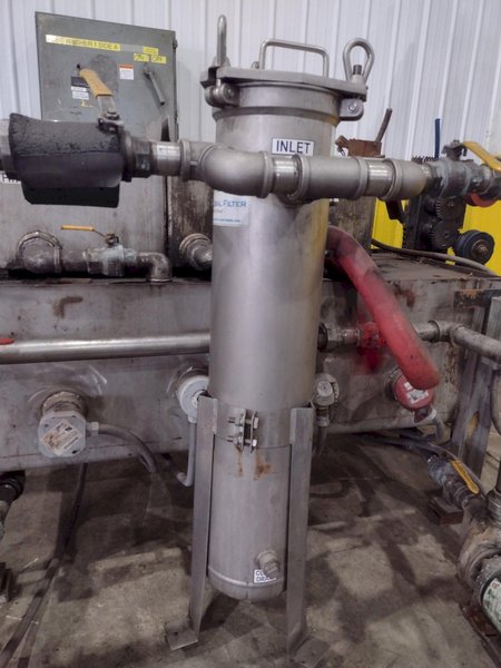 4" CAPACITY ULTRASONIC BAR &amp; TUBE CONTINUOUS WASHER: STOCK #22589