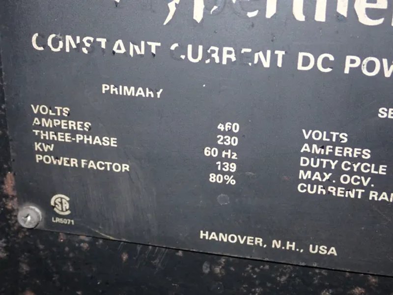 Hypertherm 600 Amp Plasma Cutter - H-601