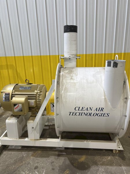40 HP x 4 STATION CLEAN AIR TECHNOLOGIES / EUROVAC INDUSTRIAL TRANSIT &amp; BUS CENTRAL VACUUM SYSTEM: STOCK #19901