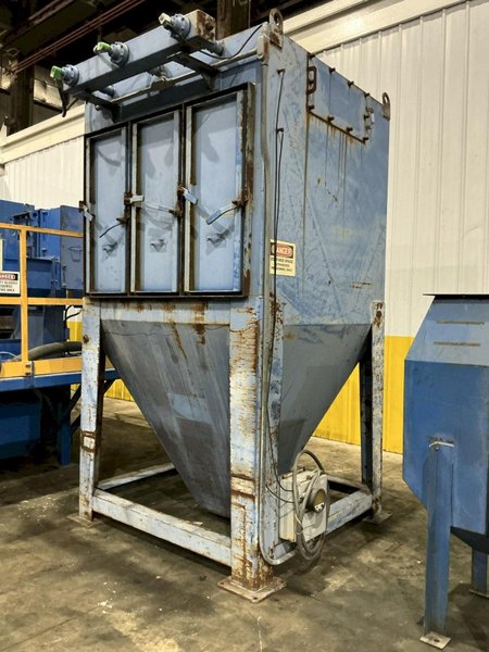 60" x 60" BCP MODEL #A4-9479 SPINNER HANGER SHOT BLAST MACHINE, NEW 1999: YOBRO #26149