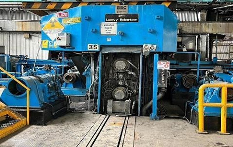 1100MM (43") X 0.089MM LOEWY ROBERTSON 4-HI ALUMINUM FOIL ROLLING MILL