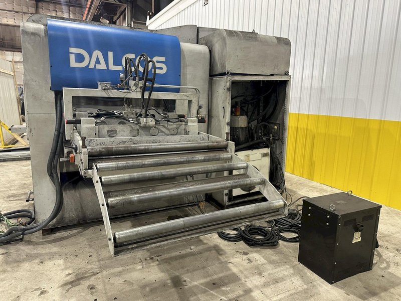 30" x 14 GA DALCOS MODEL #PXN-800 AUTOMATIC COIL HYDRAULIC PUNCHING MACHINE: STOCK #20332
