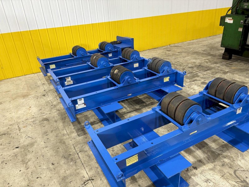 40 TON (80,000 LBS) WELD-WIRE MODEL #WWR-20 POWERED TANK TURNING ROLLS, 1 DRIVE &amp; 3 IDLERS: STOCK #19996