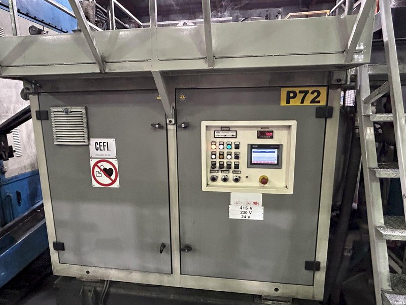 400 TON HYDROMEC HF4000 FORGING PRESS CELL W/ CEFI INDUCTION UNIT