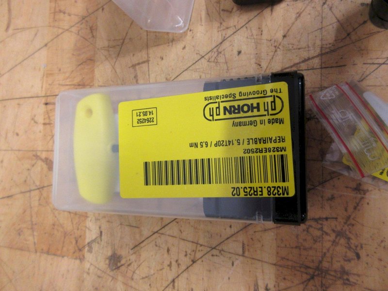 PH Horn Turning Tools, (5pcs) New In Packages, (3) RNK100.0842.34.4.73.IK Part Off Tool, (2)M328.ER25.02 Collet Type Slotting Cutter- Auction Item