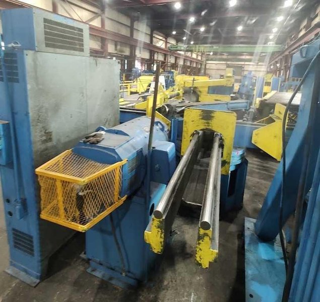 60" x 7.50" x 40,000# Loopco Slitting Line STOCK# 4489