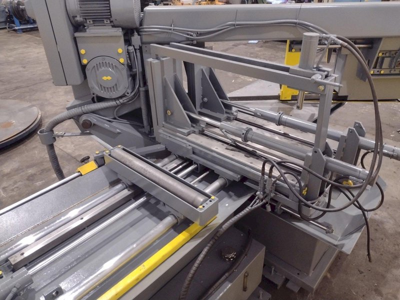 18" X 27" HYDMECH MODEL #S25-A HORIZONTAL SWIVEL MITER AUTOMATIC BAND SAW: YOBRO #25047