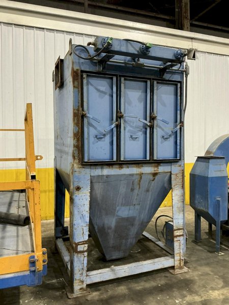 60" x 60" BCP MODEL #A4-9479 SPINNER HANGER SHOT BLAST MACHINE, NEW 1999: YOBRO #26149