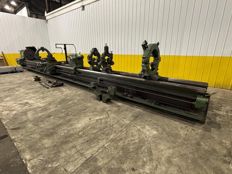 40" X 420" /35' AMERICAN MODEL H HEAVY PATTERN ENGINE LATHE, 2-7/8" HOLE: STOCK #22746