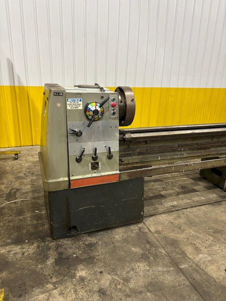 21" X 126" CLAUSING COLCHESTER MODEL #21 ENGINE LATHE, NO CARRIAGE: YOBRO #24424