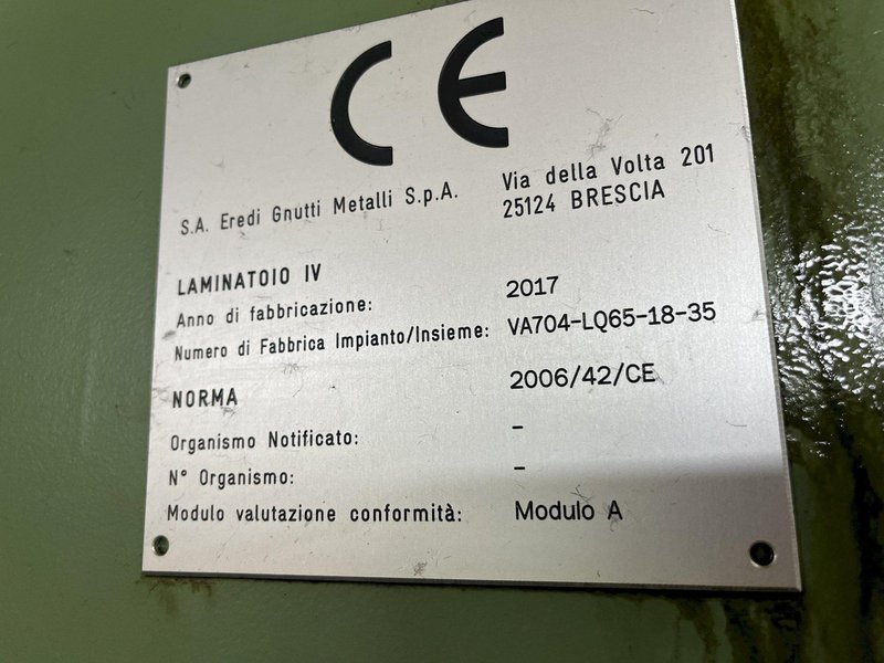 MINO PRE-FINISHING ROLLING MILL