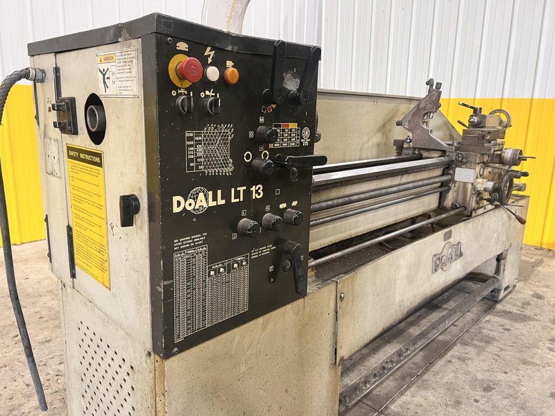 13" X 60" DOALL MODEL #LT13 ENGINE LATHE, 1-9/16" HOLE: STOCK  #21727