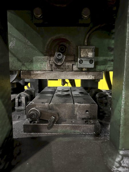 16" X 1" STEEL PLATE FRANKLIN FMI HYDRAULIC PUNCH &amp; SHEAR LINE: STOCK #23099