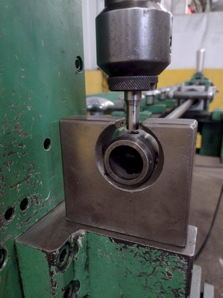 4-1/8" X 48" CARSON MODEL CHP-1H TUBE END PUNCH FORMING MACHINE: STOCK 17891