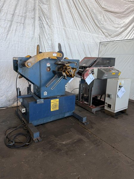 3,300 LB x 11.8" x .126" ORII SERVO FEEDLINE W/ DUAL UNCOILER. STOCK # 0130025.