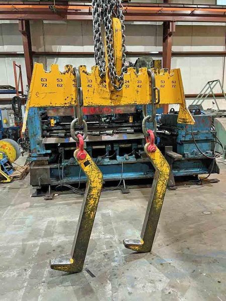 60,000# x 72" Harrington Narrow Arm Coil Lifter STOCK #3766