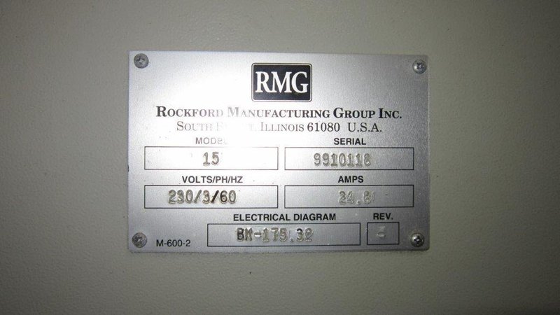 5/16"  RMG Model 15 Wire Straighten &amp; Cut Machine