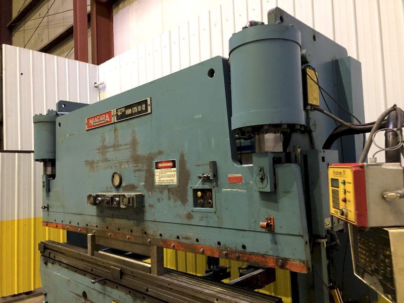 175 TON X12' NIAGARA HYDRAULIC PRESS BRAKE STOCK #3640