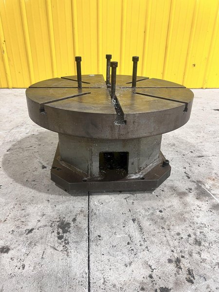 24" x 13" ROUND T-SLOTTED RISER TABLE: STOCK #21869