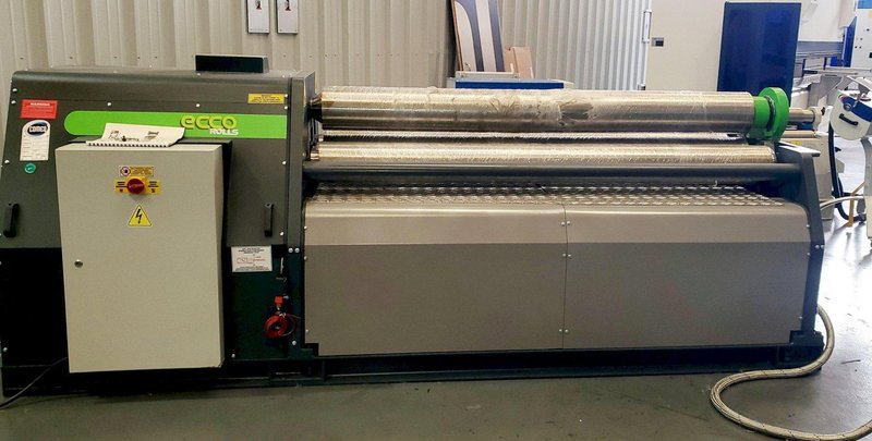 New ECCO Model 4RDP 180 / 6 Plate Bending Roll. Four Roll Double Pinch Type - Includes: 2 Speed Hydraulic Drive
Capacity - mild steel - 6' x 1/4"