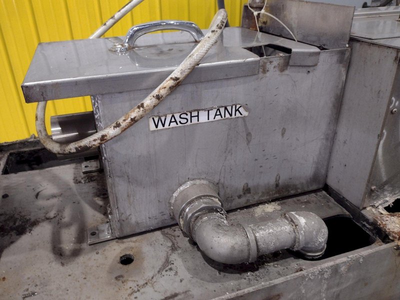 4" CAPACITY ULTRASONIC BAR &amp; TUBE CONTINUOUS WASHER: STOCK #22589