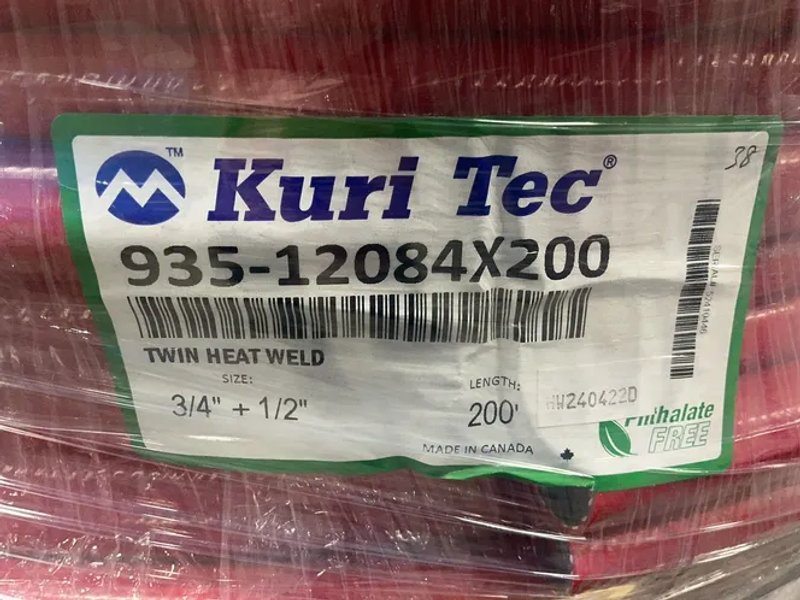 Kuri Tec 3/4” X 1/2” Red Air Hoses - 935-1208x200