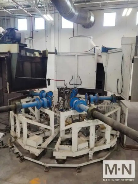 5 ARM FERRY MODEL RS5-250 ROTATIONAL MOLDING MACHINE REBUILT IN 2021