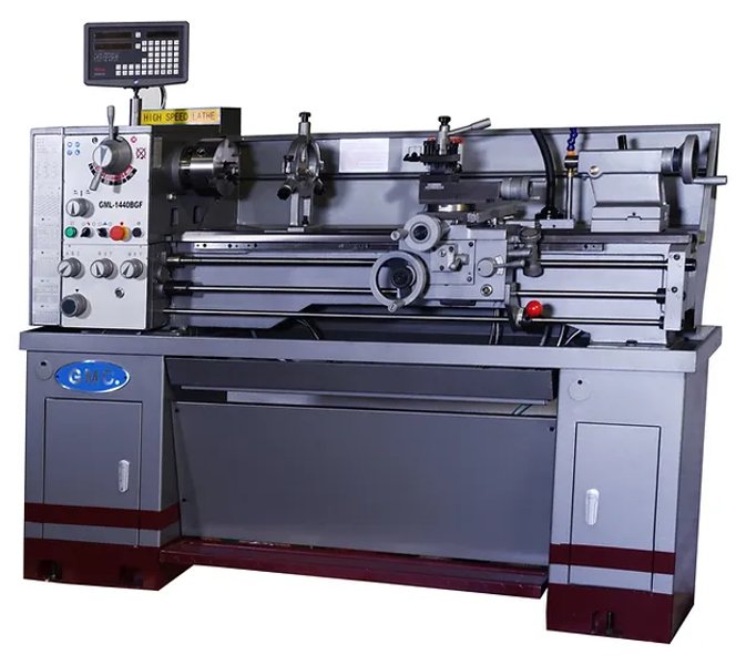 NEW 14" X 40"  GMC MODEL GML-1440BGF-1 HIGH SPEED GEARED HEAD ENGINE LATHE (SINGLE PHASE)
