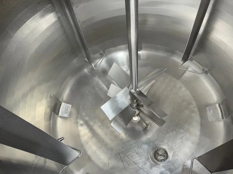 Cherry-burrell Corp. Approx. 374 Gal / 50” Diameter, 44” H Stainless Steel Processing Tank - 3091