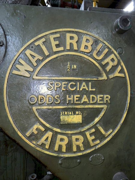 1/2' WATERBURY FARREL OPEN DIE DOUBLE STROKE HEADER: STK 71459