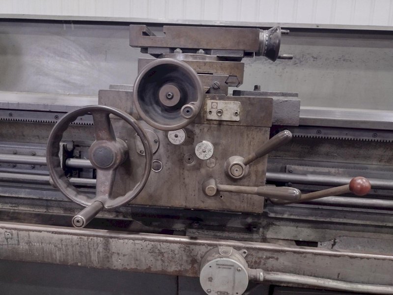 21" x 120" CLAUSING COLCHESTER MODEL #21 ENGINE LATHE 3.5" SPINDLE HOLE: YOBRO #24560